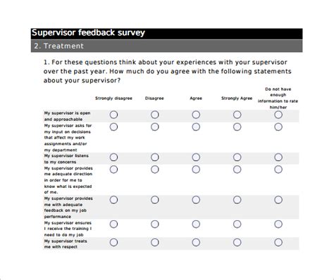 sample feedback questions for managers.